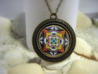 Gazdagság mandala amulett